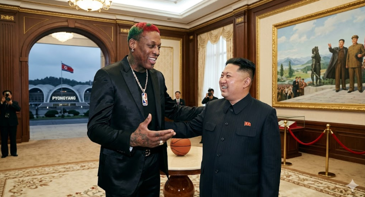 Dennis Rodman and Kim Jong Un