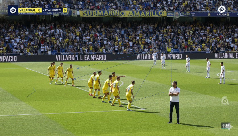 susunan pemain Villarreal vs Real Madrid
