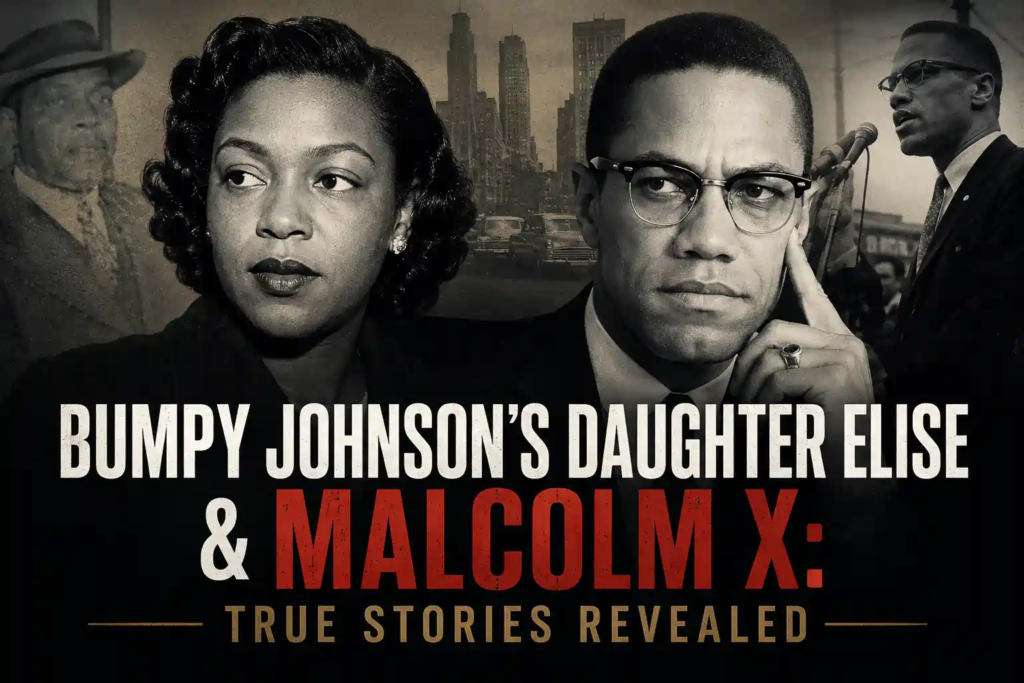 Bumpy Johnson's Daughter Elise & Malcolm X